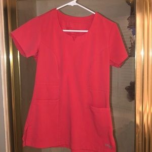 Set of four scrub tops